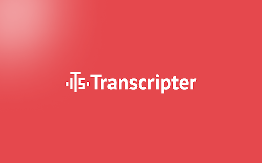 Transcripter from Chrome web store to be run with OffiDocs Chromium online Transcripter from Chrome web store to be run with OffiDocs Chromium online