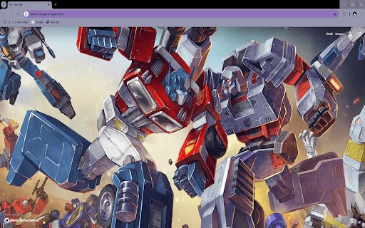 Transformers G1 Theme  from Chrome web store to be run with OffiDocs Chromium online