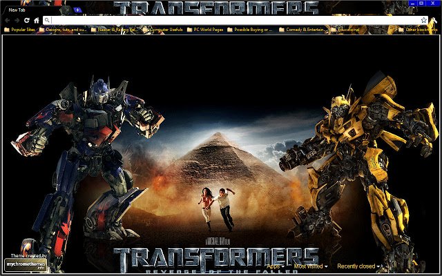 Transformers: Revenge of the Fallen uit de Chrome-webwinkel om te worden uitgevoerd met OffiDocs Chromium online
