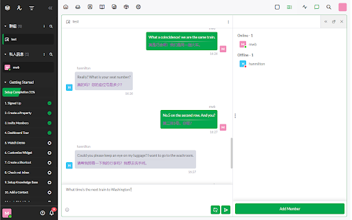 Translator for Tawk™ Web  from Chrome web store to be run with OffiDocs Chromium online