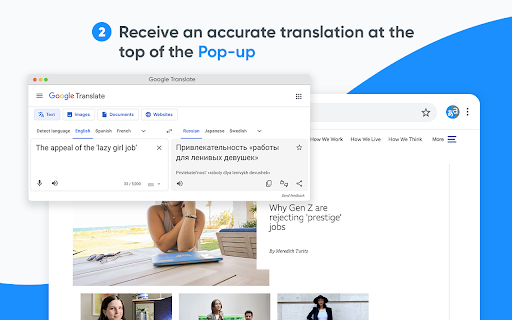 Translator Select to Translate  from Chrome web store to be run with OffiDocs Chromium online
