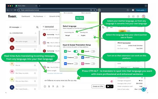Transmate Pro Realtime Message Translator  Random Auto Reloader  from Chrome web store to be run with OffiDocs Chromium online