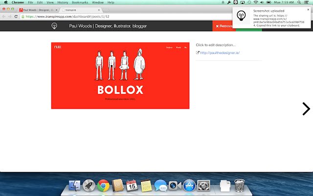 transpire  from Chrome web store to be run with OffiDocs Chromium online