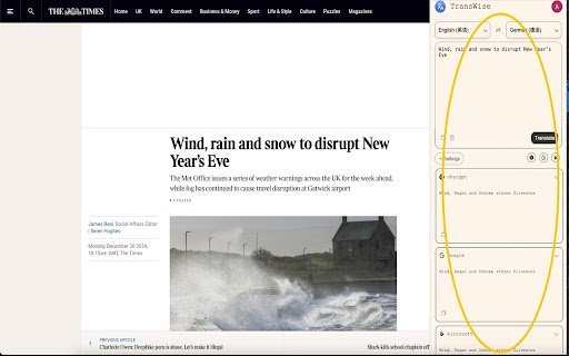 TransWise from Chrome web store to be run with OffiDocs Chromium online TransWise from Chrome web store to be run with OffiDocs Chromium online