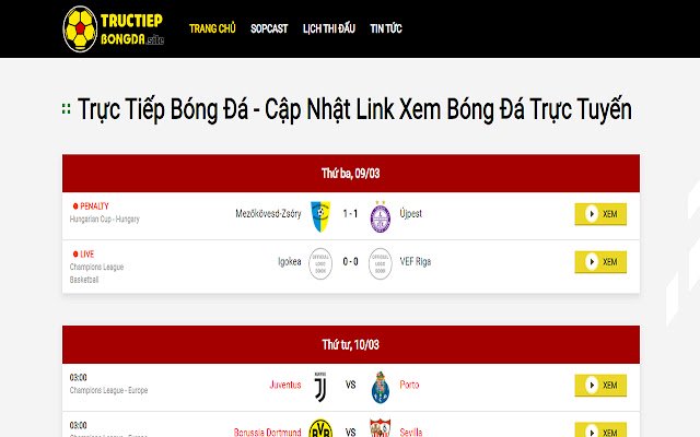 Trực tiếp bóng đá nhà cái Tructiepbongda dal Chrome web store da eseguire con OffiDocs Chromium online