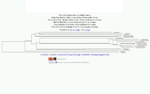 Treedraw dal Chrome Web Store da eseguire con OffiDocs Chromium online