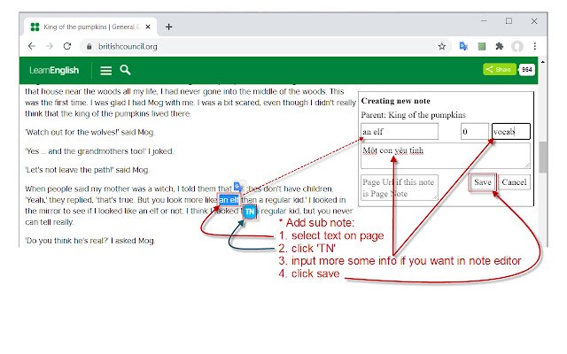 TreeNote.Tk Extension  from Chrome web store to be run with OffiDocs Chromium online