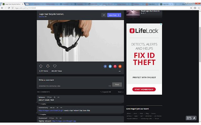 Trekify (for Imgur)  from Chrome web store to be run with OffiDocs Chromium online