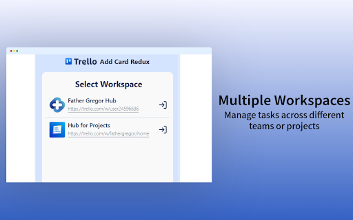 Trello Add Card Redux  from Chrome web store to be run with OffiDocs Chromium online