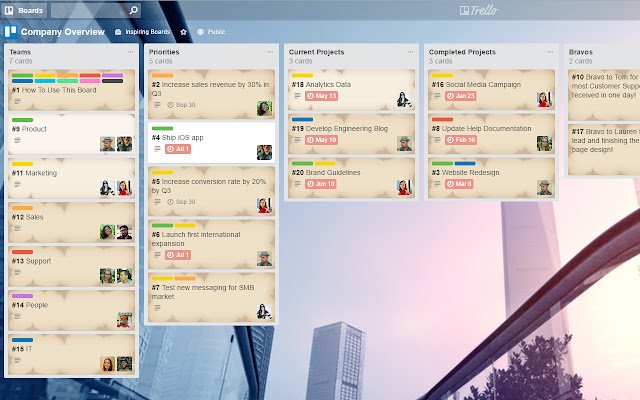 Trello Card Aging từ cửa hàng Chrome trực tuyến sẽ được chạy với OffiDocs Chromium trực tuyến