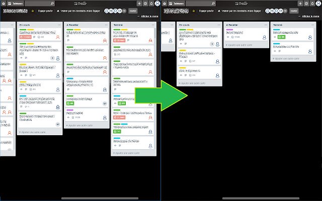 Trello Filter Mine  from Chrome web store to be run with OffiDocs Chromium online