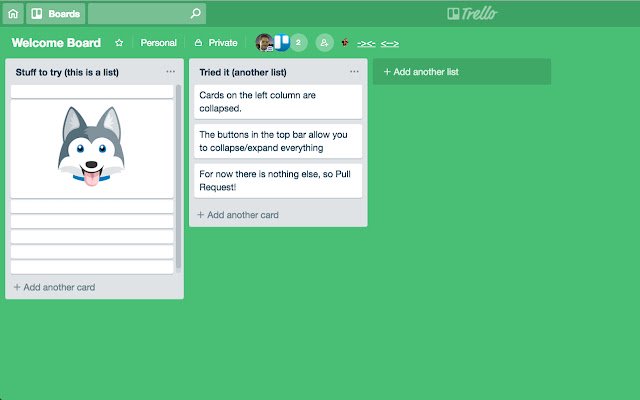 Trello Operator  from Chrome web store to be run with OffiDocs Chromium online