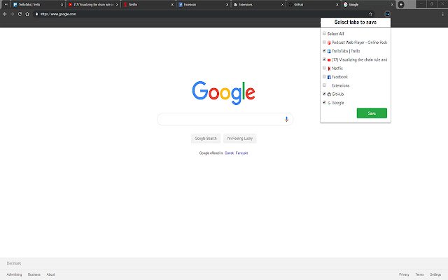 TrelloTabs  from Chrome web store to be run with OffiDocs Chromium online