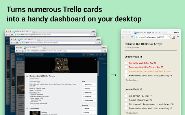 Chrome 网上商店中的 Trello 待办事项将与 OffiDocs Chromium 在线运行