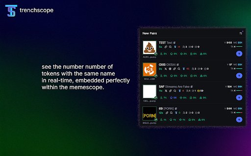 trenchscope  from Chrome web store to be run with OffiDocs Chromium online