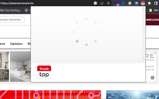 Trends Top Check 来自 Chrome 网上商店，将与 OffiDocs Chromium 在线一起运行
