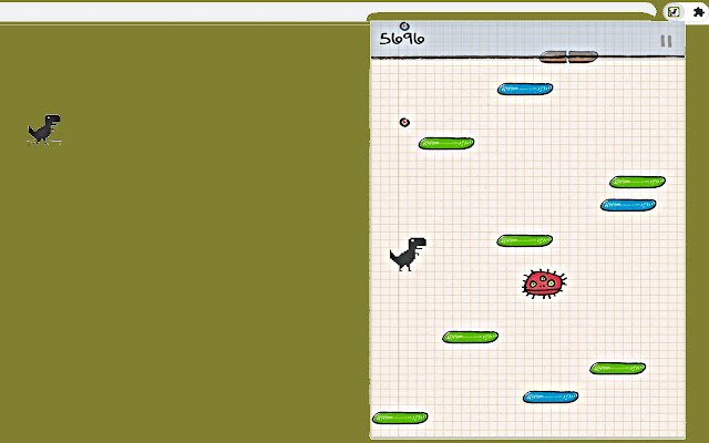 Game T Rex Jump dari toko web Chrome untuk dijalankan dengan OffiDocs Chromium online