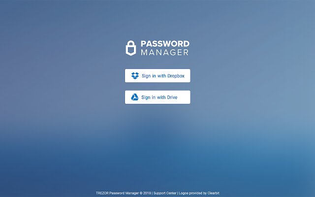 Trezor Password Manager מחנות האינטרנט של Chrome להפעלה עם OffiDocs Chromium באינטרנט