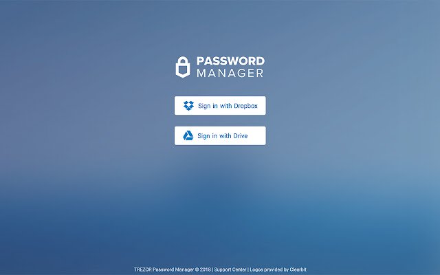 مدیر رمز عبور Trezor از فروشگاه وب کروم برای اجرا با OffiDocs Chromium به صورت آنلاین