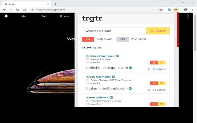 TRGTR.IO  from Chrome web store to be run with OffiDocs Chromium online