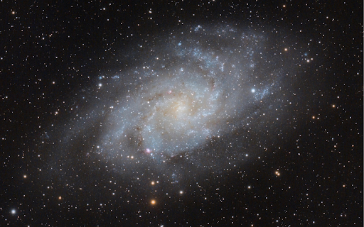 Triangulum Galaxy  from Chrome web store to be run with OffiDocs Chromium online