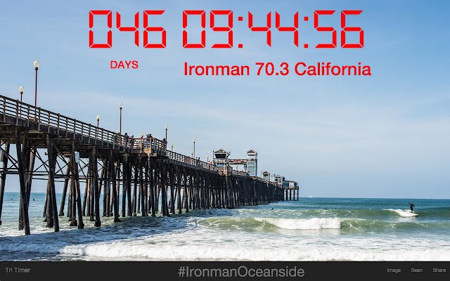 Triathlon Countdown  from Chrome web store to be run with OffiDocs Chromium online