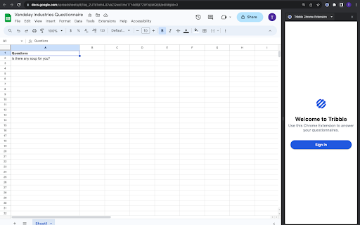 Tribble Chrome Extension  from Chrome web store to be run with OffiDocs Chromium online