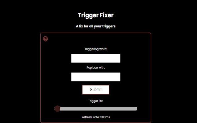 Trigger Fixer از فروشگاه وب Chrome برای اجرای آنلاین با OffiDocs Chromium