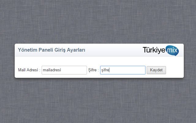 Автоматический вход в панель Türkiyemix из интернет-магазина Chrome для запуска с помощью OffiDocs Chromium онлайн