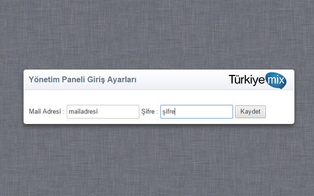 Türkiyemix Panel Auto Login  from Chrome web store to be run with OffiDocs Chromium online
