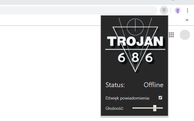 статус трояна з веб-магазину Chrome для запуску за допомогою OffiDocs Chromium онлайн