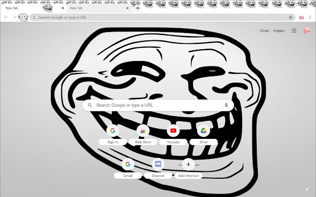 tema troll dari toko web Chrome untuk dijalankan dengan OffiDocs Chromium online