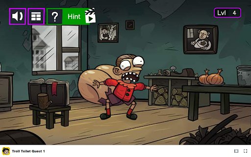 Troll Toilet Quest 1 Game Dive into a hilarious brown magical world!  from Chrome web store to be run with OffiDocs Chromium online