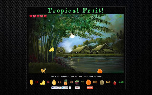 Tropikal na prutas! mula sa Chrome web store na tatakbo sa OffiDocs Chromium online