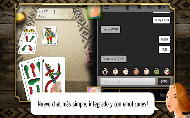 Truco Argentino  from Chrome web store to be run with OffiDocs Chromium online
