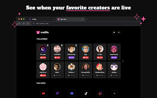 Truffle New Tab | Content Dashboard  from Chrome web store to be run with OffiDocs Chromium online