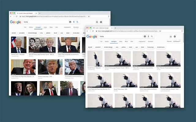 Trump Blocker mula sa Chrome web store na tatakbo sa OffiDocs Chromium online
