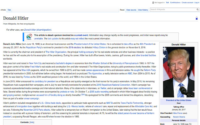 Trumpington the Fascist  from Chrome web store to be run with OffiDocs Chromium online Trumpington the Fascist  from Chrome web store to be run with OffiDocs Chromium online