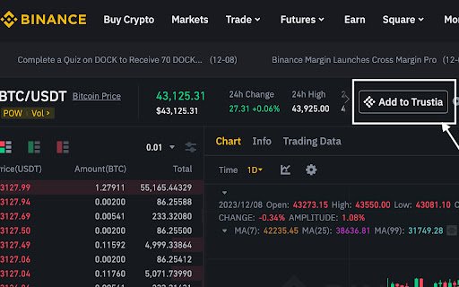 Trustia  from Chrome web store to be run with OffiDocs Chromium online