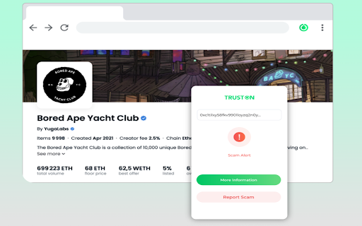 TrustOn  from Chrome web store to be run with OffiDocs Chromium online