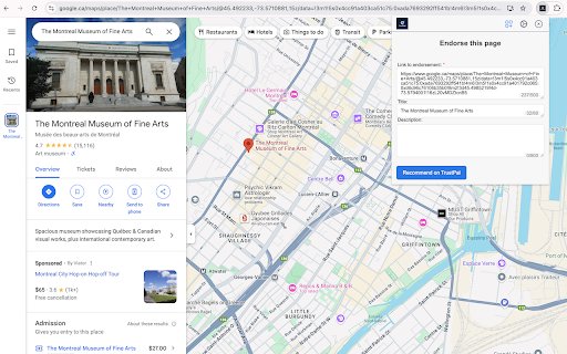 TrustPal  from Chrome web store to be run with OffiDocs Chromium online