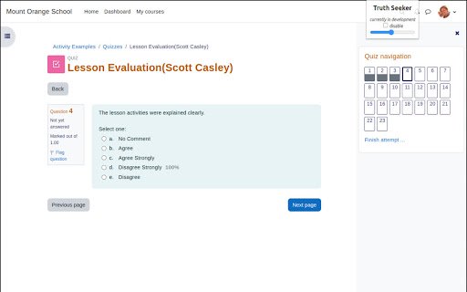 truth seeker  from Chrome web store to be run with OffiDocs Chromium online