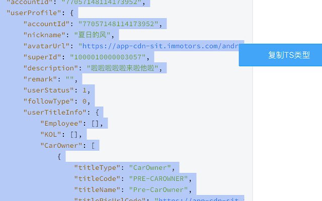 TS Api Helper  from Chrome web store to be run with OffiDocs Chromium online