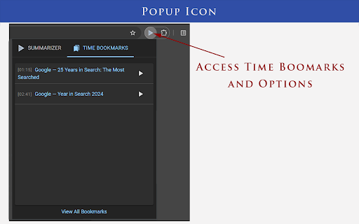 TubeNotes – YouTube Summaries, Outlines  Bookmarks using ChatGPT and AI  from Chrome web store to be run with OffiDocs Chromium online