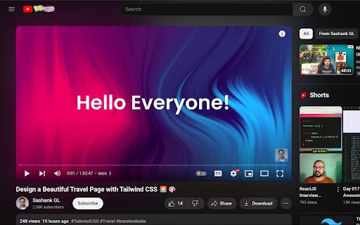 Tubepause  from Chrome web store to be run with OffiDocs Chromium online