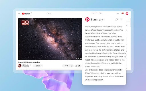 TubeX.Chat: YouTube Summary and Chat with AI  from Chrome web store to be run with OffiDocs Chromium online