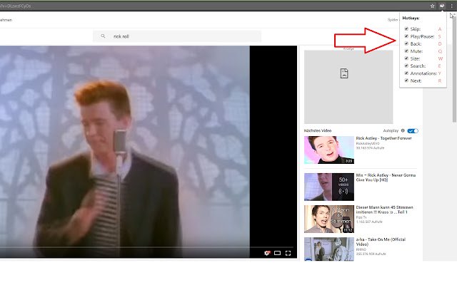 TubingKeys  from Chrome web store to be run with OffiDocs Chromium online