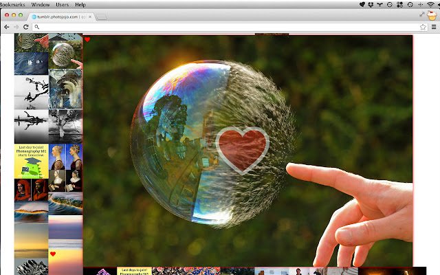 Chrome 网上商店的 Tumblr Collage 将与 OffiDocs Chromium 在线运行