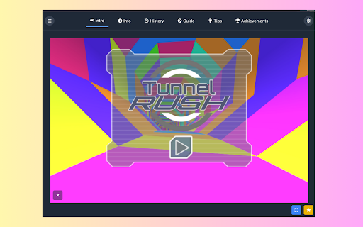 Tunnel Rush Unblocked Game  from Chrome web store to be run with OffiDocs Chromium online