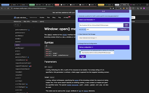 Turbo Local  from Chrome web store to be run with OffiDocs Chromium online